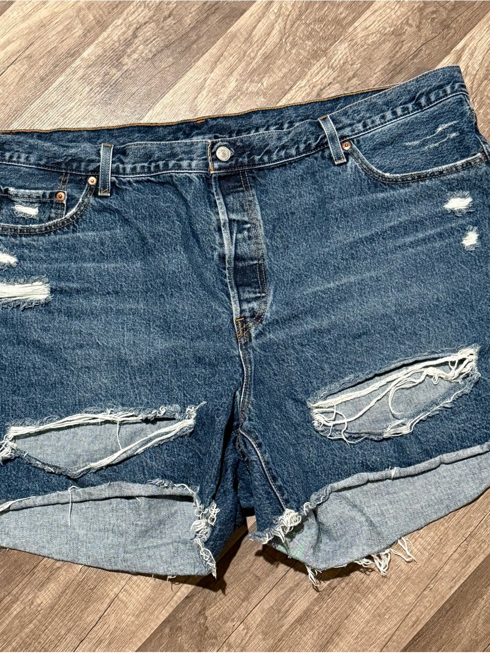 Levi Distressed Denim Women’s Shorts